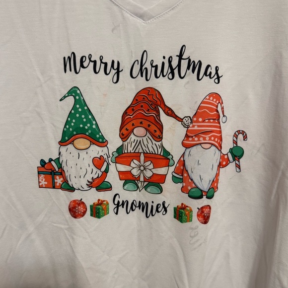 Christmas Women’s Holiday T-shirt Hand Pressed BN - Picture 3 of 4